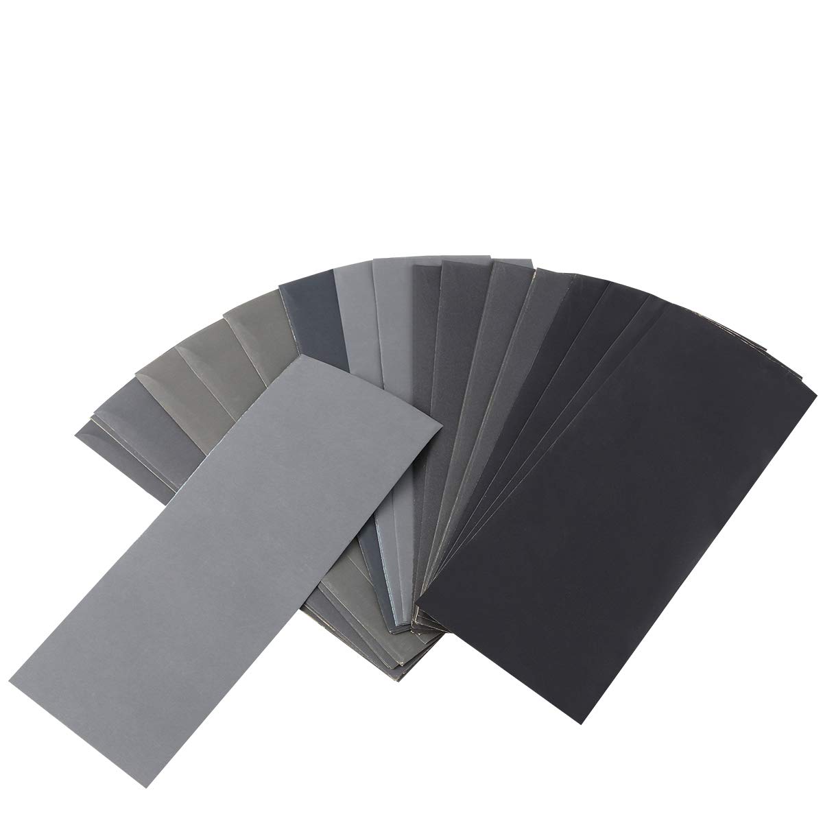 Buy Ueetek sand paper set, 36 pieces, 400 to 3000, dry / wet grating