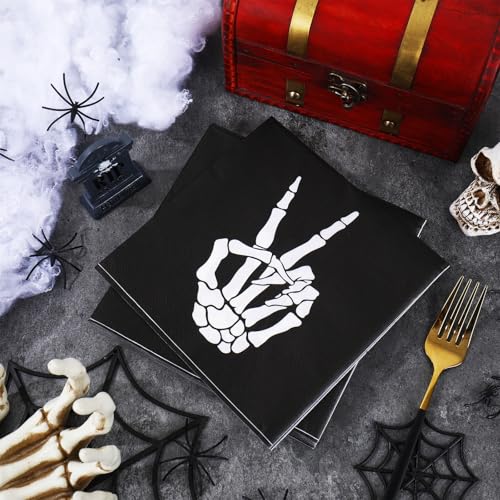 Servilletas de papel desechables para fiesta infantil de Halloween 4