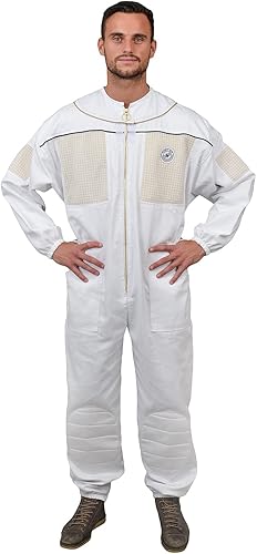 Miniatura 2 de Humble Bee 430 Traje de apicultura ventilado con velo redondo S blanco cristal