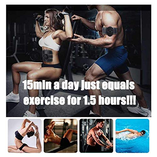 51PRNS7s6ML Abs Trainer Muscle Stimulator Ems Muscle Stimulator Abs for Stomach Toner Ems Arm Shaper for Back/Arm/Leg/Abdominal… - Image 5