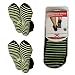 Non Slip Skid Socks, Black (Green Grippy Lines) - Size M/L