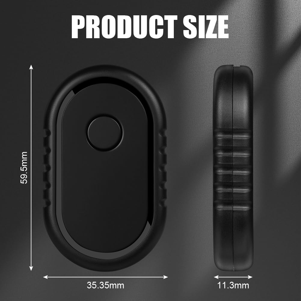 AXFEE Wodoodporne silikonowe etui do Samsung Galaxy Smart Tag 2, etui na śledzenie obroży dla psa/kota z klejem 3M, ochrona przed zgubieniem etui ochronne do akcesoriów Samsung Smart Tag 2, 2 szt