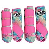 Professional's Choice Ventech Elite 4 Pack Horse Equine SMB Medicine Boots Miami (Large)