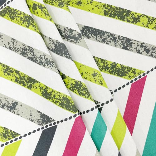 Image of Swayam Roto Cotton King Bedsheet with 2 Pillow Covers | Size 108 x 108 inch | 144 TC | Geometric Design | Soft Breathable Bed Sheet | Comfortable & Durable for Bedroom - Green