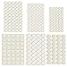 Outus 254 Pieces Clear Rubber Feet Bumper Pads Adhesive Transparent Buffer Pads Cabinet Door Bumpers Self Stick Noise Dampening Pads, 6 Sizes