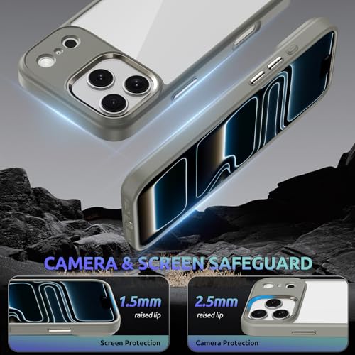 Coque iPhone 17 Pro Max transparente antichoc polycarbonate rigide cadre TPU - 4