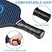 BYKUTA Pickleball Paddles, USAPA Standard Graphite Carbon Fiber Pickleball Set, Lightweight Pickleball Rackets Set, with 4 Outdoor/Indoor Pickle Balls, 1 Portable Backpack, Gifts for Women Men