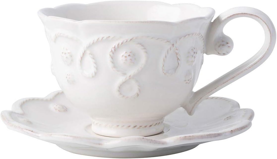 JuliskaJardins du Monde Teacup - Whitewash