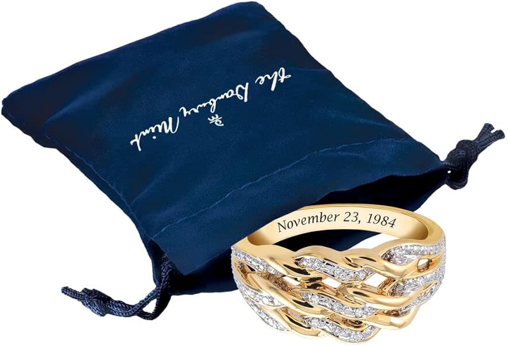 The Danbury Mint Diamond Anniversary Ring by Robert Tonner #6500-005 : Arts, Crafts & Sewing