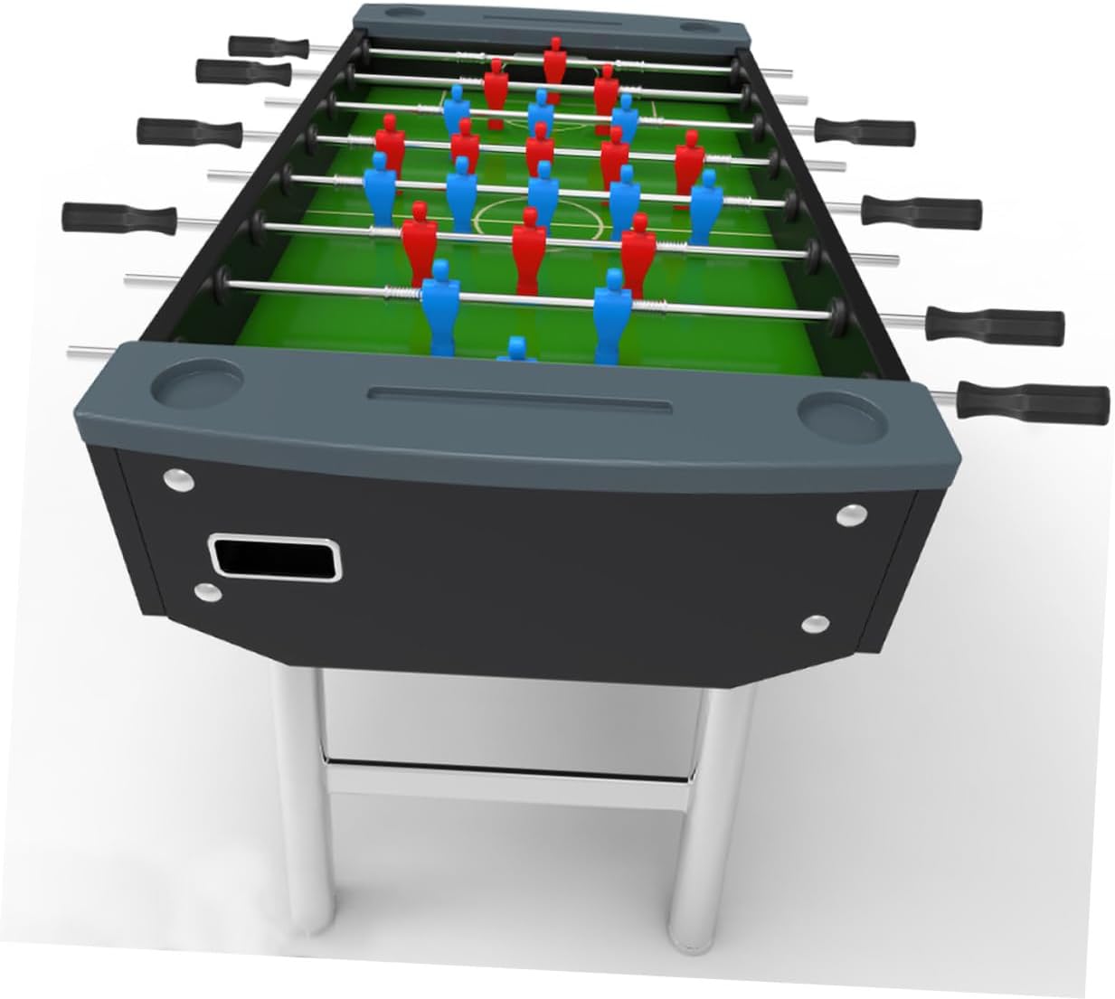 8Pcs Foosball Table Handles Non-Slip Plastic Grip Replacement for Standard Table Football Accessories with Ergonomic Design for Better Control