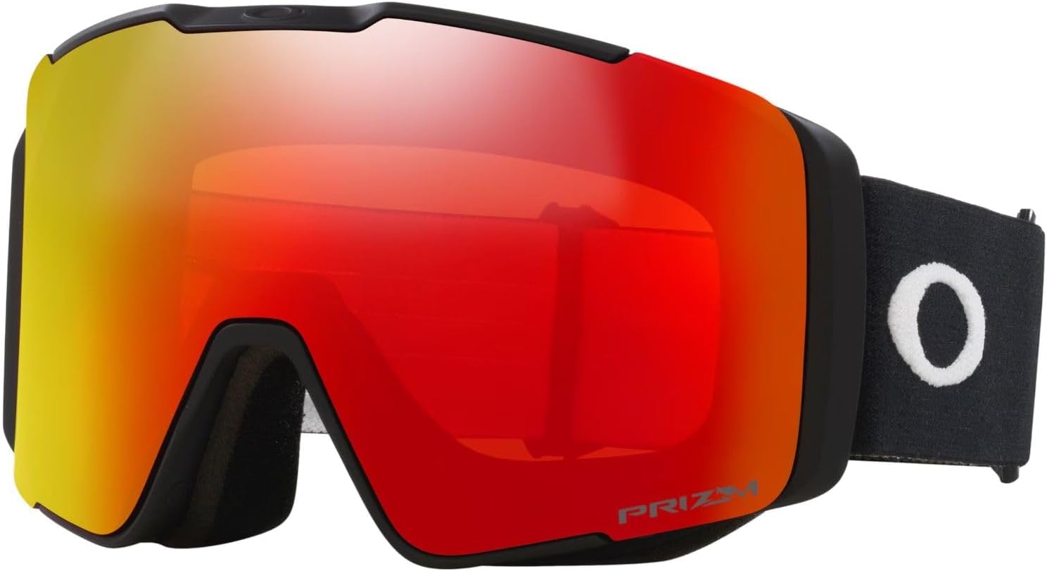 Oakley Line Miner Pro L Snow Goggles Matte Black with Prizm Torch and Prizm Iced Iridium Lens + Case