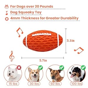 Dog-Toys-Rugby-Squeaky-Dog-Toys-for-Aggressive-Chewers-Rubber-Tough-Dog-Toy-Ball-Durable-Football-Dog-Toys-for-Small-Medium-Large-Dog-Breeds-Dog-Chew-Toys-Orange - Cucciolini Doodles   Dog-Toys-Rugby-Squeaky-Dog-Toys-for-Aggressive-Chewers-Rubber-Tough-Dog-Toy-Ball-Durable-Football-Dog-Toys-for-Small-Medium-Large-Dog-Breeds-Dog-Chew-Toys-Orange