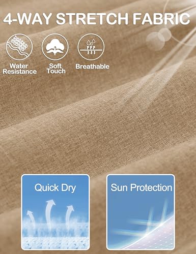 Little Donkey Andy Women's Bermuda Quick Dry Lightweight Stretch Shorts Golf Hiking Travel3