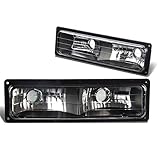 Chevy / GMC C10 C/K-Series Bumper Light Lamps (Black Housing)