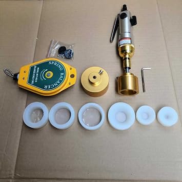 Pneumatic Capper Plastic Bottle Sealing Capping Handheld Sealer Machine Air Screwing Capping Tool Cap Diameter 10-50mm (capping machine 10-50mm)