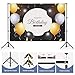 Backdrop Stand 10x7.5ft, Height Adjustable and Width Adjustable Backdrop Stand, Back Drop Stand for Balloon Arch, Photo, Parties