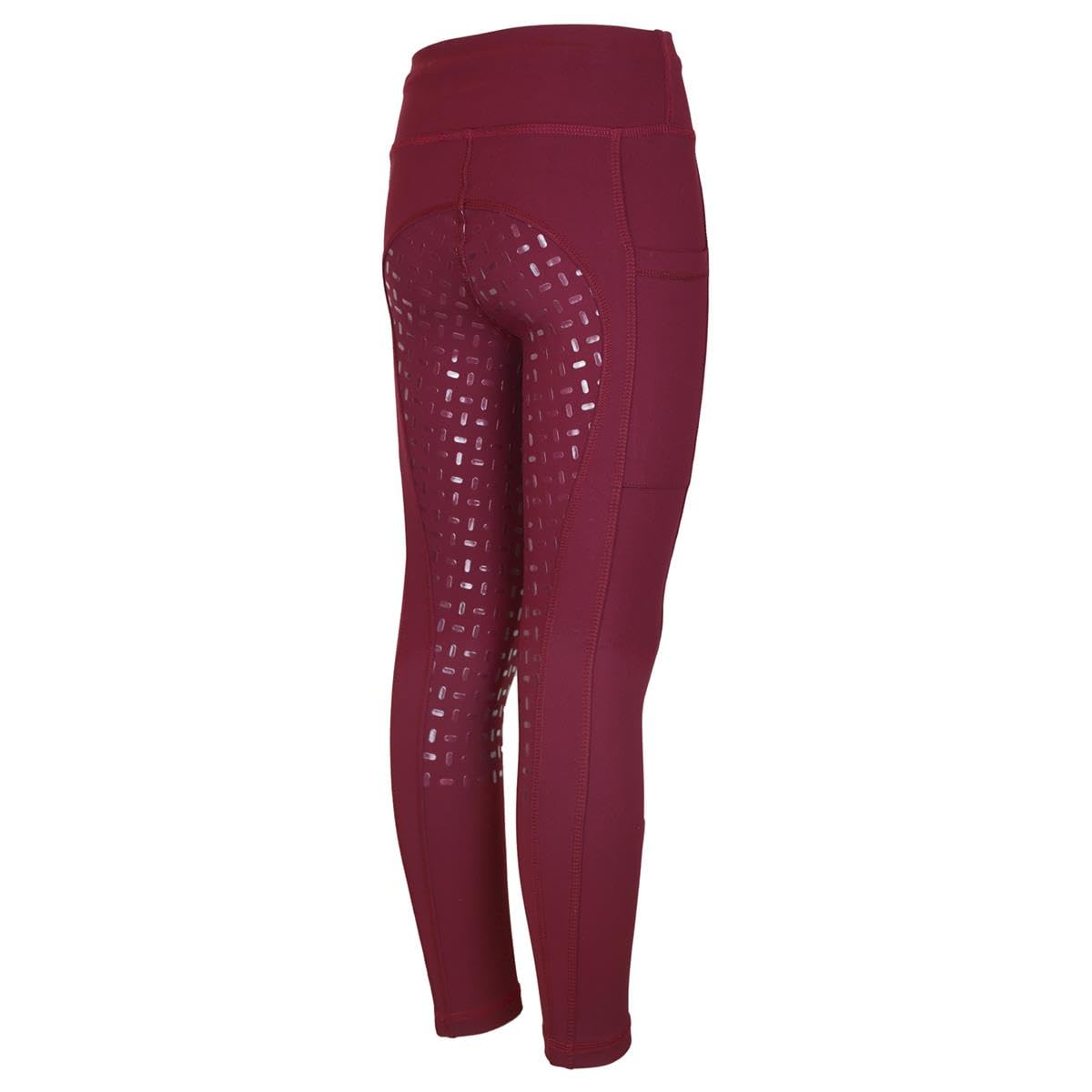 Reitleggings Kinder Silikonvollbesatz mit Handytasche Amy Reithose Mädchen