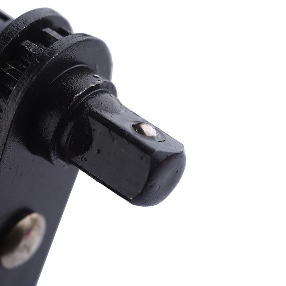 Yardwe Mini Cricchetto Nero Inserti 1/4 in Acciaio e Pvc, Chiave Compatta Rotazione a 360 Gradi per Riparazioni