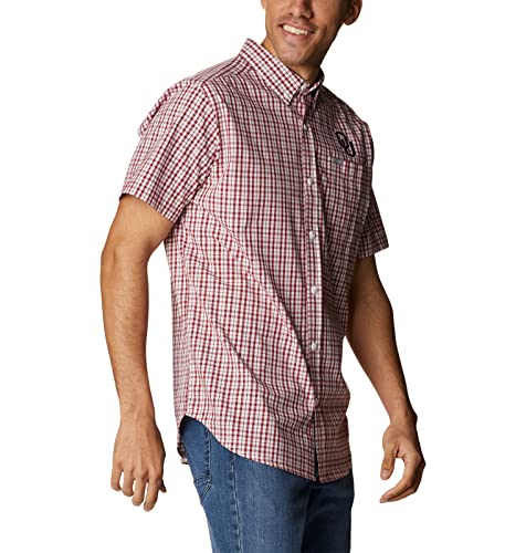 Camisa Rapid Rivers de cuadros vichy rojos de manga corta casual para verano de hombre S 5