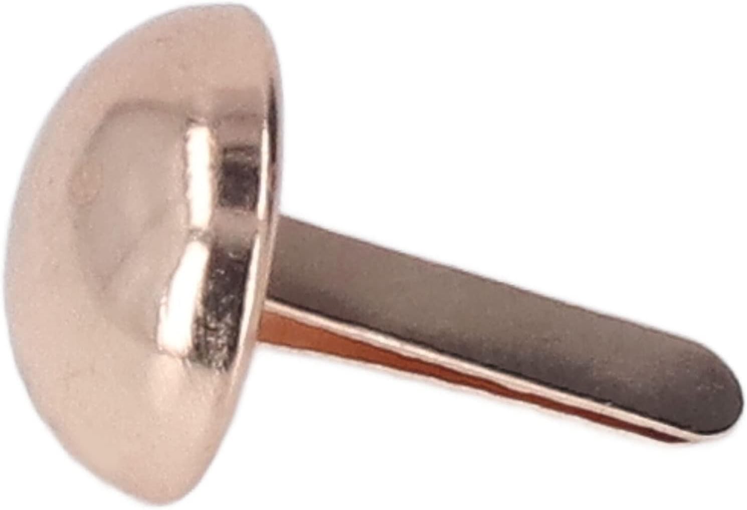 Nailhead Decorative Trim High Gloss Smooth Metal Pins Punk Style DIY Decoration for Clothing Bags Shoes Accessories Iron Material 15mm Size 200Pcs (SP15-001)