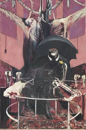 SSLDP LFHLI Francis Bacon Retro Poster Abstract Wall Art Francis Bacon Canvas Painting And Prints Nordic Home Decor Wall Picture 50x70cmx1 No Frame