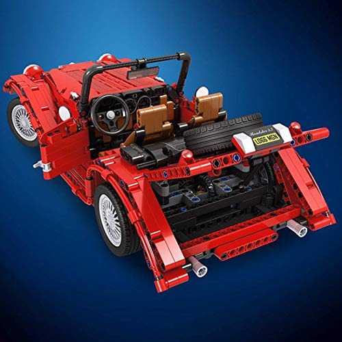 LINANNAN Technic Classic Car Modell Baukits, 1:10 Vintage Car Modell Kit, 1141 stücke Baustein Kompatibel mit Lego… – Bild 6