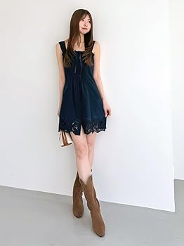 新品タグ付き　SNIDEL スナイデル　レーストリムコットンミニワンピース　1 SNIDEL（スナイデル）の「レーストリムコットンミニワンピース