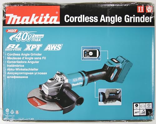 Meuleuse 40V Max Li-ion Ø230 mm (2x5.0Ah) en valise - MAKITA GA038GT201