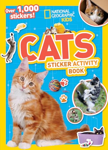 National Geographic Kids Cats Sticker Activity Book: Over 1,000 Stickers!