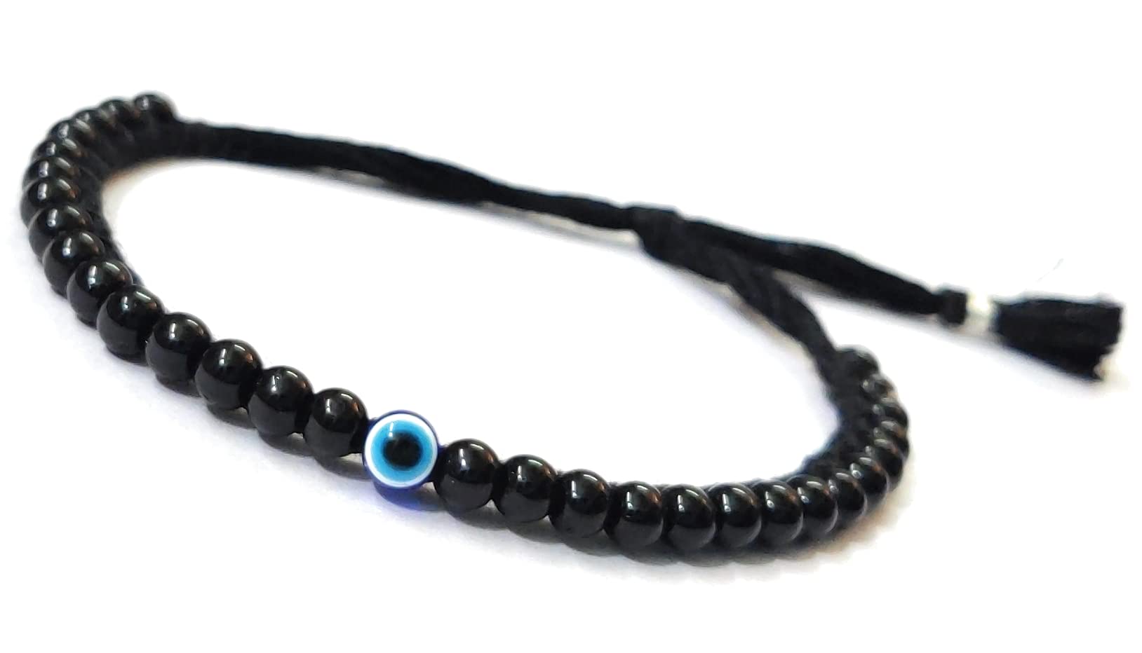 Jewel string evil eye with black bead bracelet for girl,women (B08LJM433C) Amazon Price History, Amazon Price Tracker