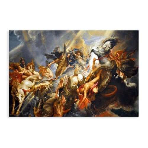 La Chute de Phaeton reproduction de qualité supérieure sur toile 30x45 cm