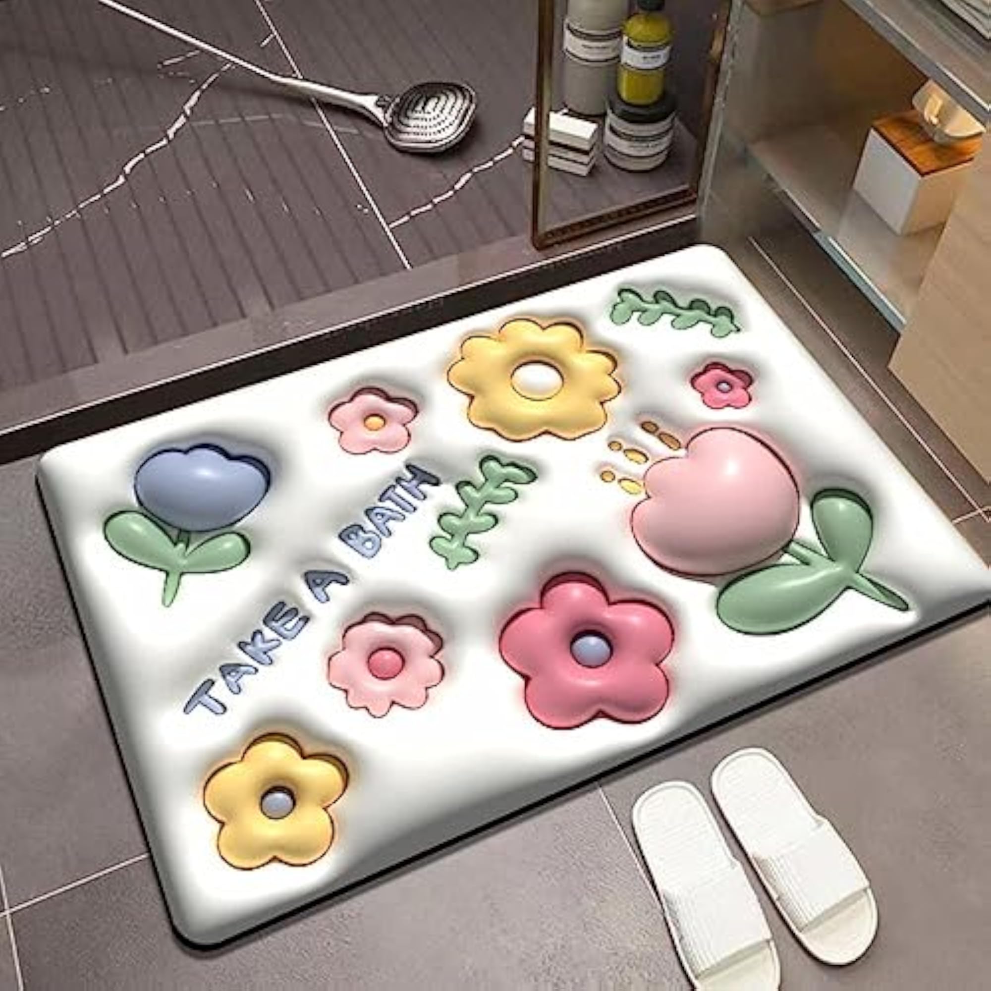 Maruti Creation Bathroom Door Mat