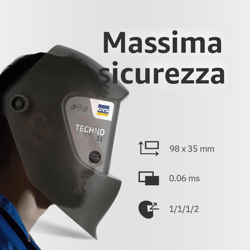 GYS - MASCHERA TECHNO 11 TRUE COLOR - 064997