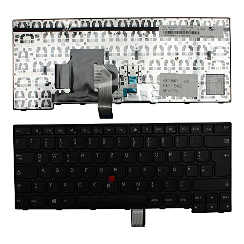 Clavier Lenovo ThinkPad E455 pour travailler en allemand sur votre PC portable Keyboards4Laptops