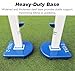 VIIGUIY Adjustable High Jump Standards with Movable Base, Competition High Jump Stand for Pole Vault， Professional Aluminum Alloy High Jump Tester