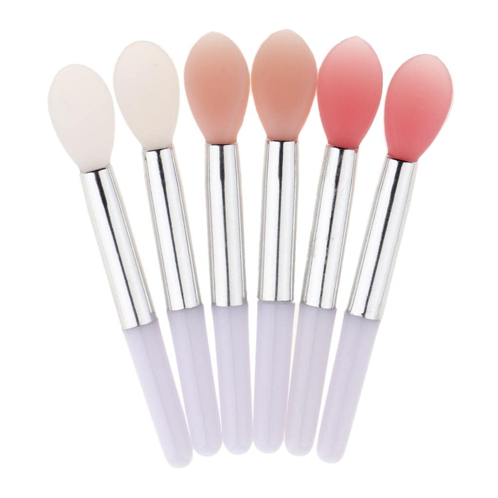 Bnf® 6 Pieces Soft Silicone Makeup Brushes Set Lip Cream Balm Oil Cosmetic Tools 4.8 cm|Health & Beauty | Makeup | Makeup Tools & Accessories | Brushes