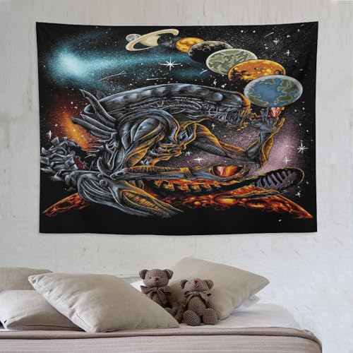 Tapisserie murale pour salon : créez un coin détente unique avec Planète Monster