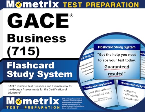 GACE Business (715) Flashcard Study System: GACE Practice Test Questions and Exam Review for the Georgia Assessments for the Certification of Educators cover