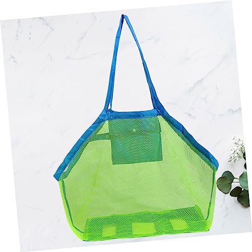 1pc Large Capacity Mesh Tote Bag for Portable Beach Storage Bag with Soft Material for Outdoor Activities4