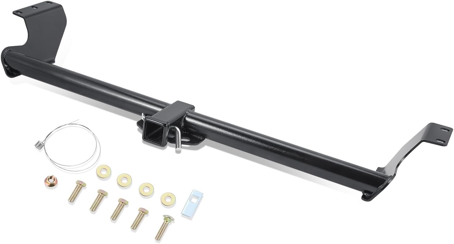 Auto Dynasty 2 Inches Rear Class 3 Tow Trailer Hitch Receiver and Pin Compatible with Honda Odyssey 1999-2017, Black Powdercoated