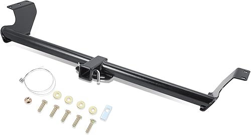 Auto Dynasty Receptor y pasador de remolque trasero de 2 pulgadas de clase 3 compatible con Honda Odyssey 1999-2017, recubrimiento en polvo negro