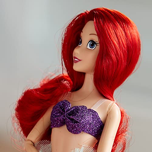 Disney Store Official Ariel Classic Doll for Kids The Little Mermaid, 29cm/11”, Includes Brush with Moulded Details - Image 3