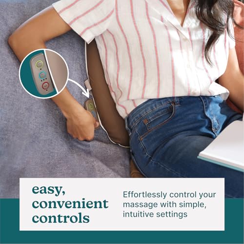 image for Homedics Shiatsu Back Massage Cushion with Adjustable Speeds and Comfo