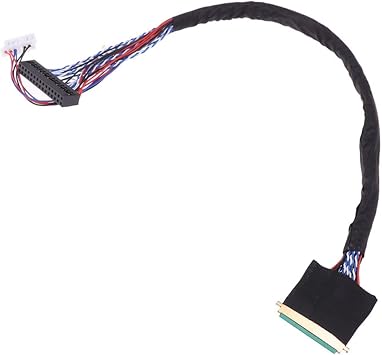 40Pin LED LCD LVDS Display Cable with Two Channel and 6 Bit Interfaces
