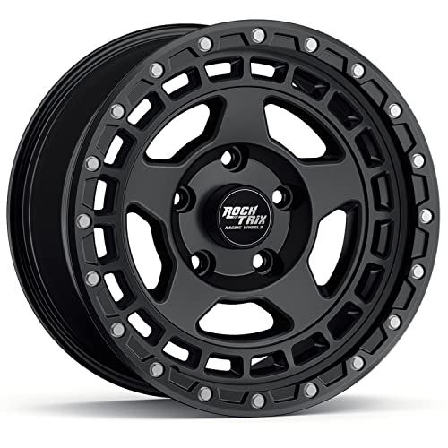 RockTrix RT115 17 inch Wheel Compatible with Jeep Wrangler JK JL 17x9