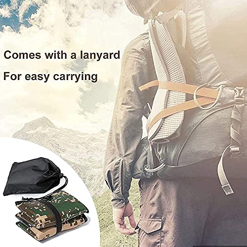 2 Pezzi Picnic Pieghevole Cuscino del Sedile