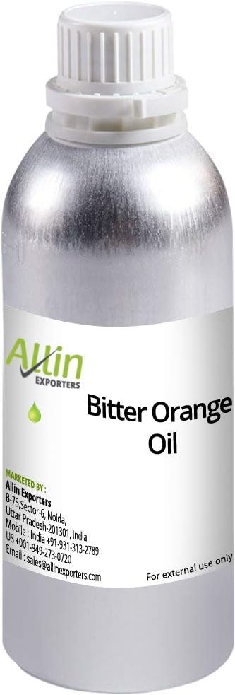Allin Exporters Bitter Orange Oil - 100% Pure, Natural & Undiluted - 250 ML
