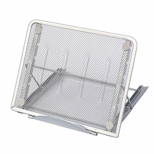 Support ordinateur portable pliable blanc et base pour tablette