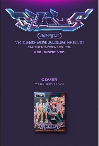 Miniatura 2 de AESPA - 2 mini álbum para niñas sin cartel de reserva  (REAL WORLD VER.)