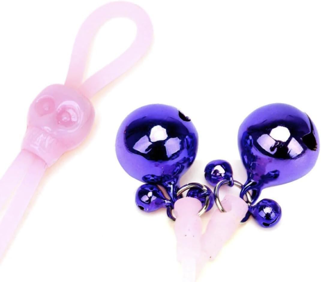 Jingle Bell Nipple Clamps Bondage Set for Couples KX08326